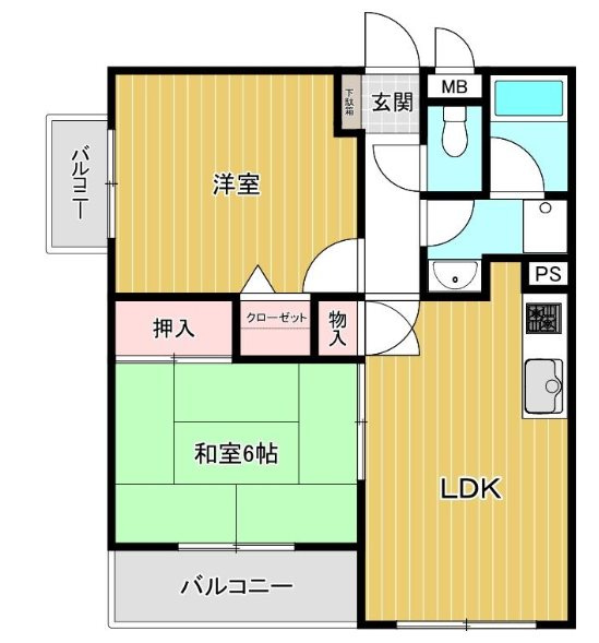 Regulus須磨寺の間取り