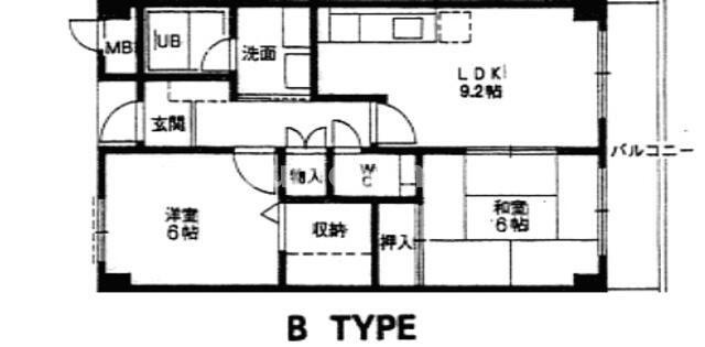 ル・ソレイユ須磨の間取り
