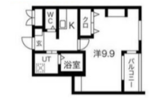 エヌエムサンカンテキャトフＣ棟の間取り