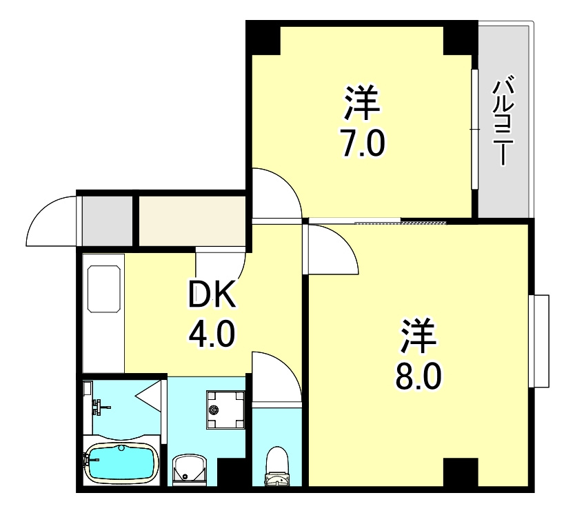 ラパンジール大国5の間取り