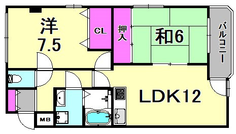 アクティモリノブの間取り