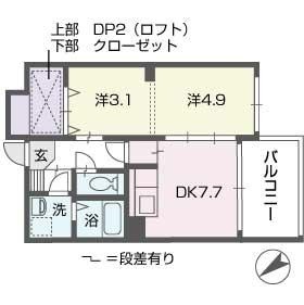フェイスカミーユの間取り