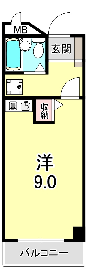 マルキュウビルの間取り