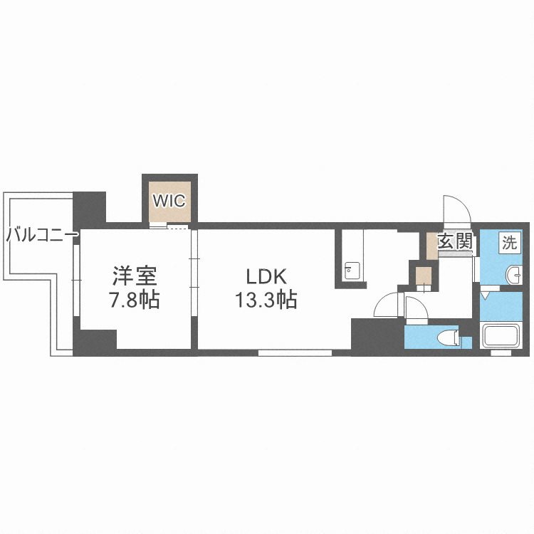 パウゼ堺筋の間取り
