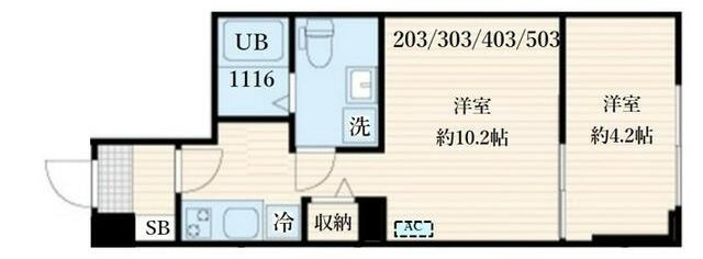 aLATO自由が丘の間取り