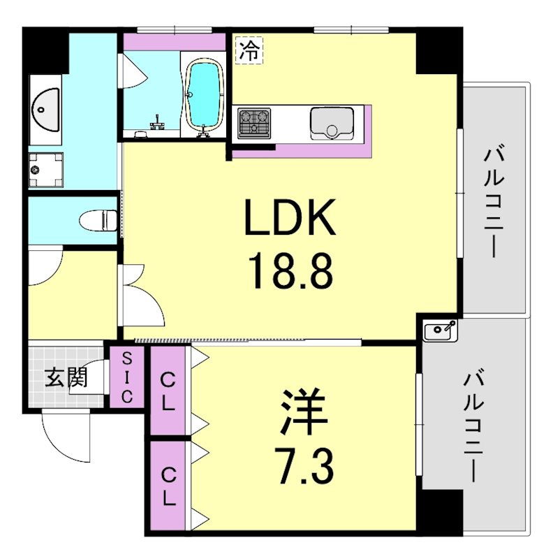 松屋タワーの間取り
