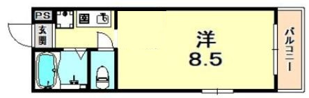 萌ＮＡＫＡＴＡＮＩ の間取り
