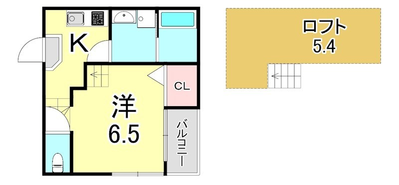 プランドール神戸の間取り