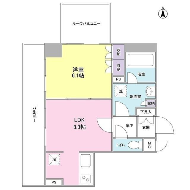 恵比寿三田レジデンスの間取り