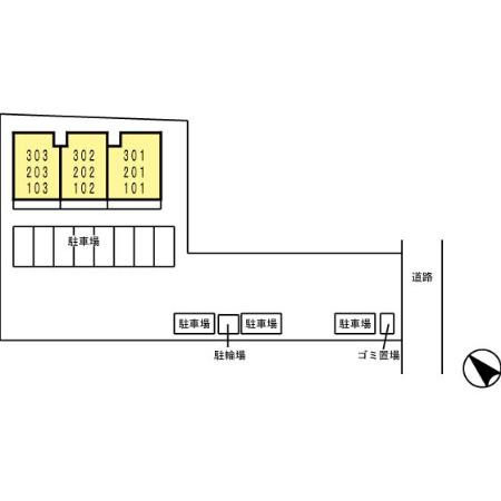 ＫＡＮＥＨＡＣＨＩハウス　　刈谷市近郊の賃貸ならクラスホーム刈谷の区画図