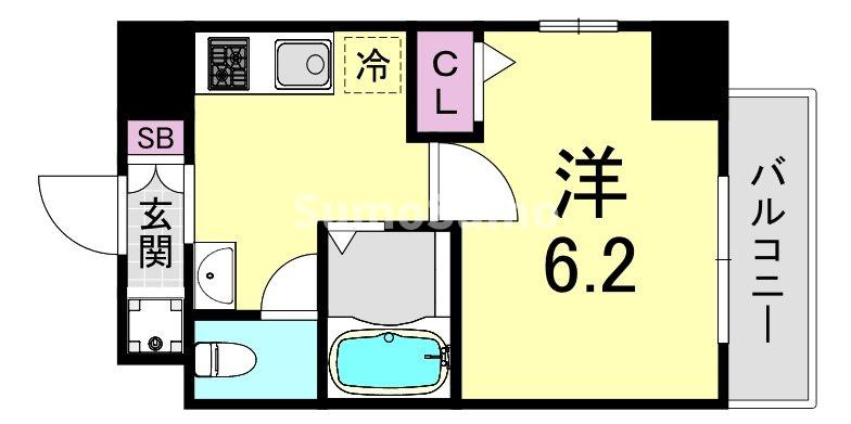 ラナップスクエア大阪城西の間取り