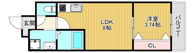【間取り】 | GRANDOCEAN京阪本通