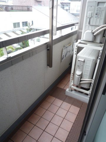 ベルティス武蔵小山のバルコニー