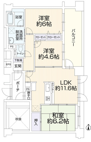 レクセルマンション一橋学園の間取り