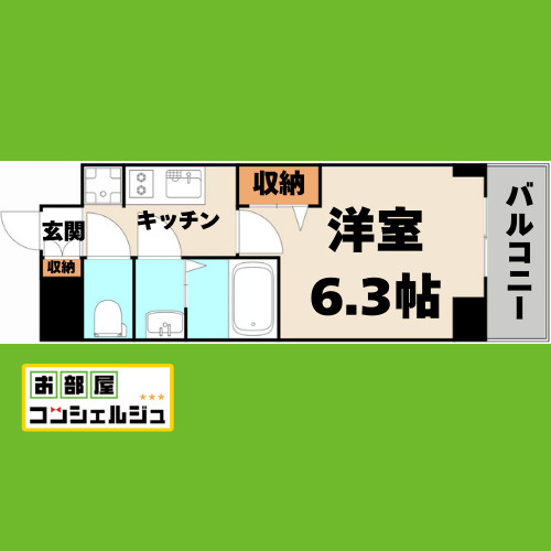 メイクス上前津Ⅲの間取り