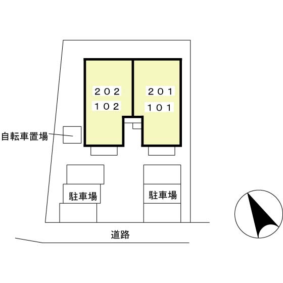 パルクＦＵの駐車場