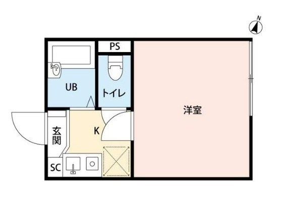 Reberty北千住の間取り