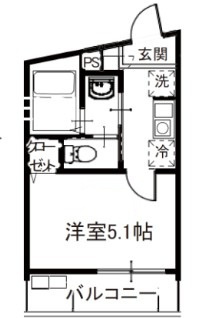 MELDIA桜区田島3丁目No.2の間取り