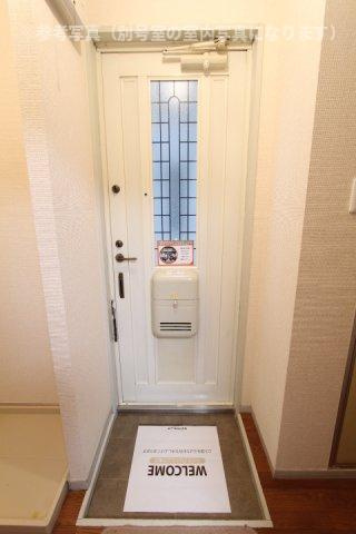 プレジール稲垣の玄関
