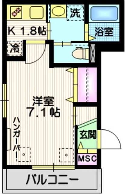ドエル　OKANO　２の間取り