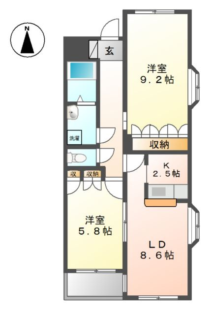 コンブリオの間取り