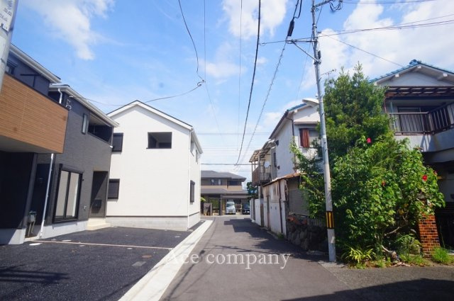 【前面道路含む現地写真】 | 八尾市福万寺町4丁目　【3号棟/全4棟】 | 【前面道路：幅員4.3ｍ】