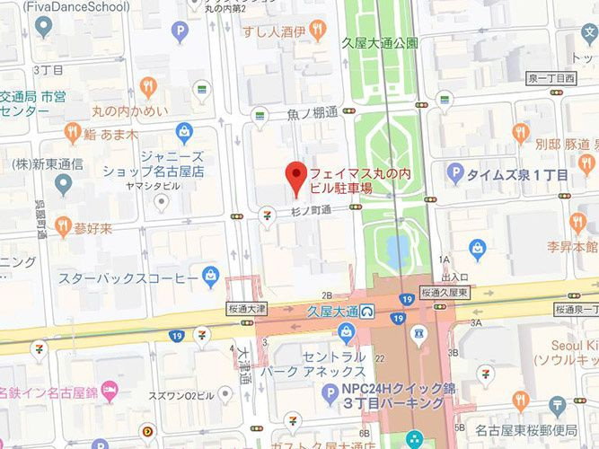 フェイマス丸の内ビルの地図