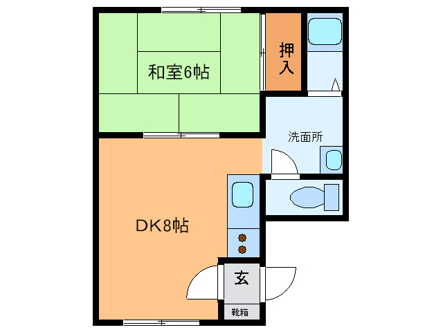 コーポグローバルの間取り