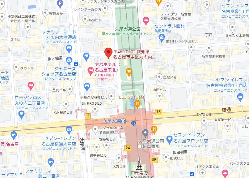 秀光堂ビル本館の地図