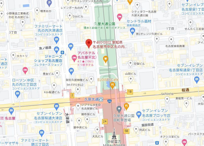 秀光堂ビル本館の地図