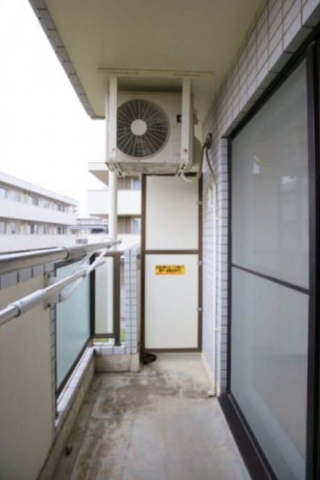 練馬区上石神井２丁目の賃貸マンションのバルコニー
