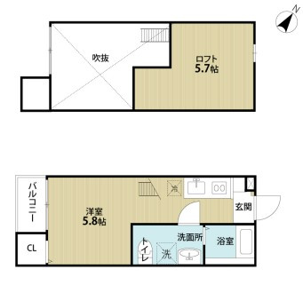 Éclairの間取り