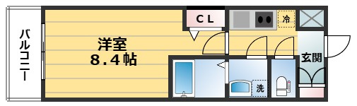 CREST TAPP 京都太秦天神川dexⅠ（クレストタップ京都太秦天神川デクスワン）の間取り