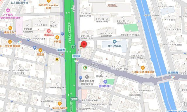 HP金山WESTビルの地図