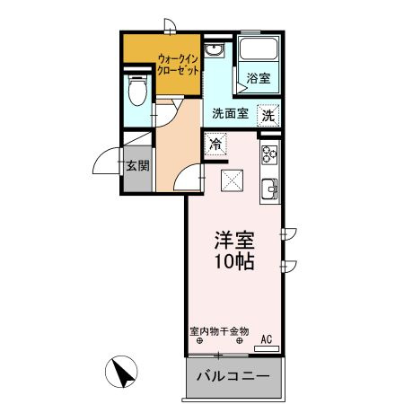 ボヌール東栄　　　刈谷市近郊の賃貸はクラスホームの間取り