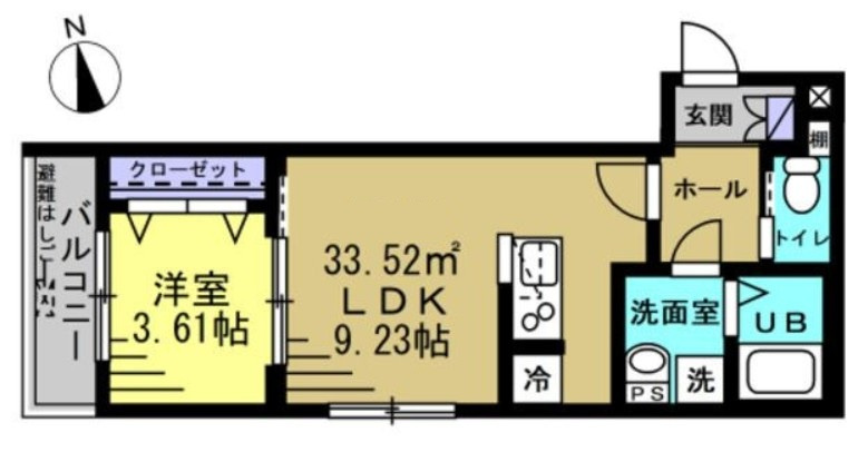 BH新松戸Ⅱの間取り