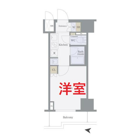 【間取り】 | ルーブル大鳥居参番館