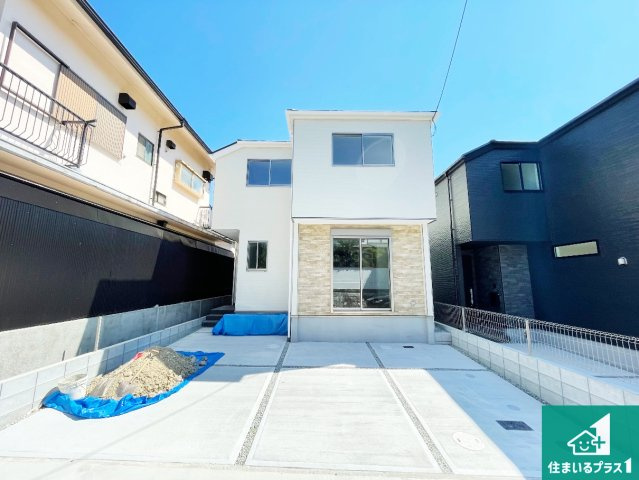 神戸市須磨区緑が丘　第3期　新築一戸建ての外観|お客様に長く安心して住んでいだだける事にこだわった家づくり！住んでからのアフターサービスにもしっかりと取り組んでいます！