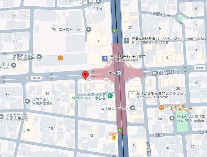 アストラーレ浄心アネックスの地図