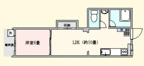 杉並区高円寺南１丁目の賃貸マンションの間取り
