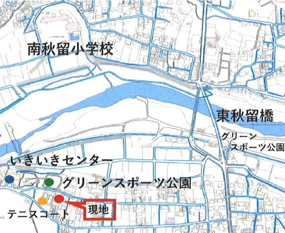 あきる野市雨間　宅地分譲　全2区画の地図