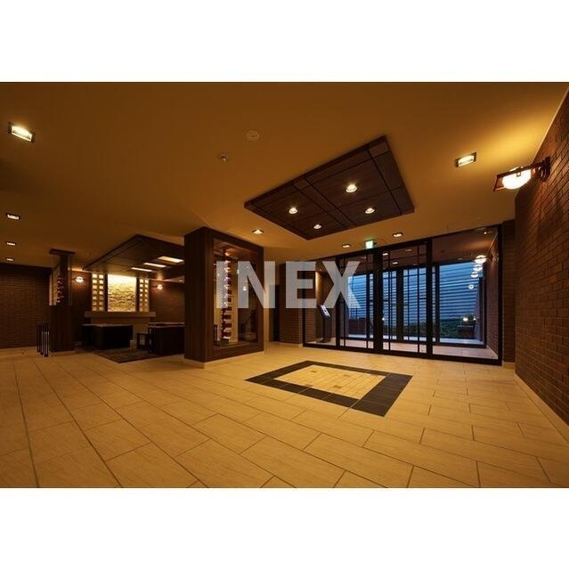 横浜市青葉区千草台の賃貸マンションのロビー