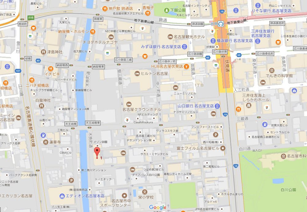ハイツサンライズの地図