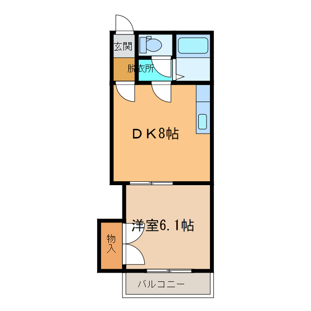 コーポラスY＆Kの間取り