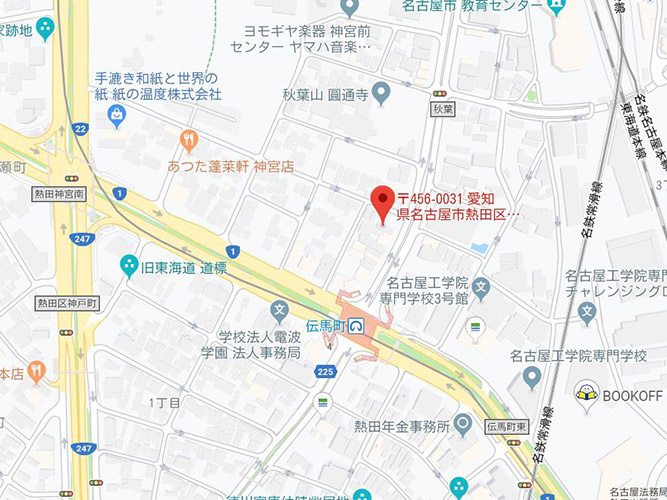 鍋進ビルⅡの地図