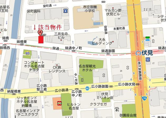 福昌名古屋ビルの地図