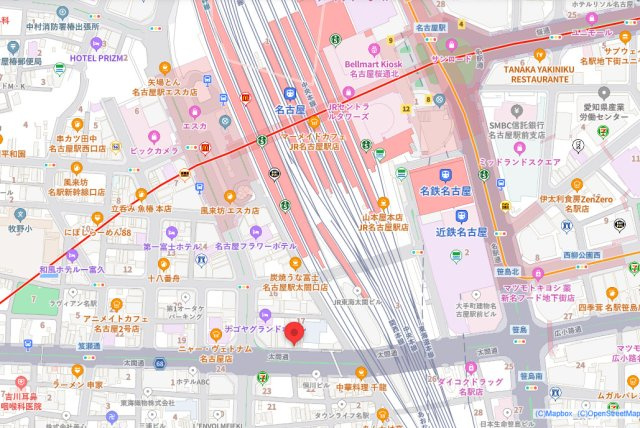 RS名古屋駅前ビルの地図