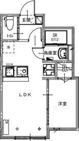 【間取り】 | ＫＥＩＡＩ　ＲＥＳＩＤＥＮＣＥ　秋津 | 間取りです。