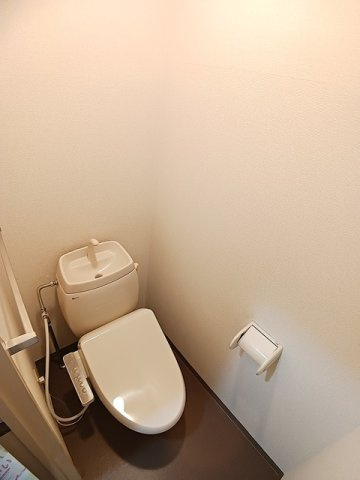 メゾンハッピーⅠのトイレ|落ち着いた色調のトイレです