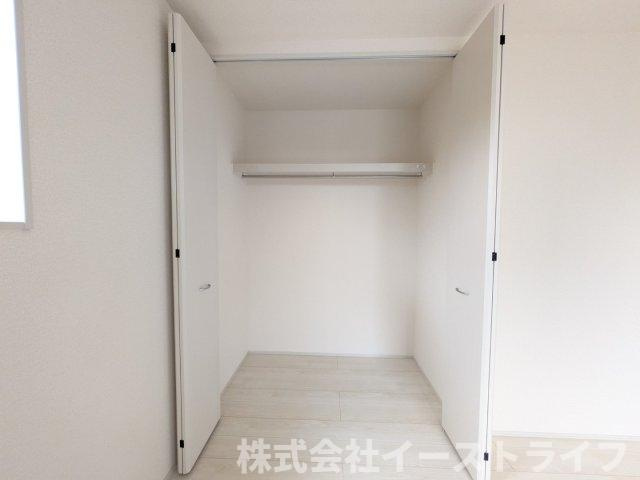 【新築戸建】　いわき市常磐上湯長谷町第3　全2棟　長期優良住宅の収納|収納スペースが豊富です。全居室に収納が付いており、すっきり片づけることができ部屋を広く使うことができます。